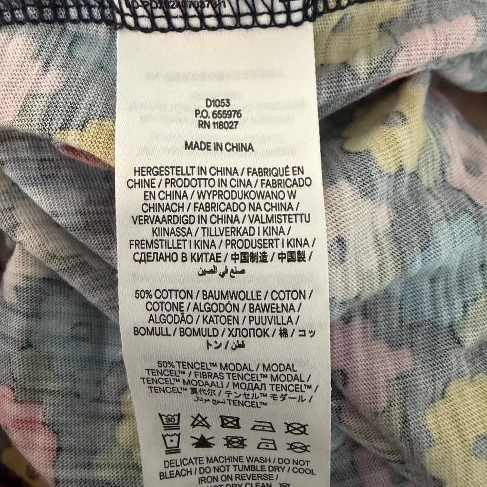 BODEN Naomi Floral Long Sleeve A-line Floral Colorful V-neck Mii Dress Sz 10 - Picture 6 of 6